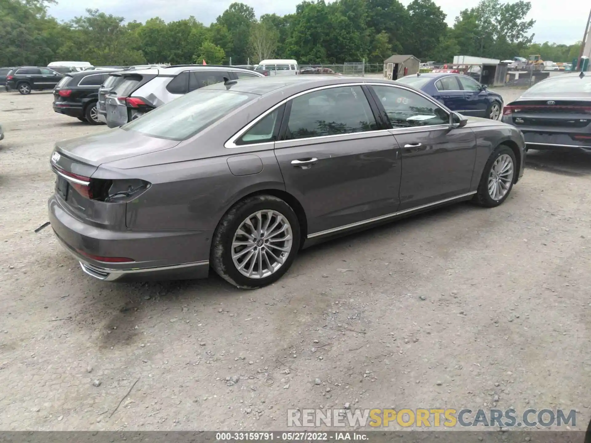 4 Photograph of a damaged car WAU8DAF81KN005673 AUDI A8 2019