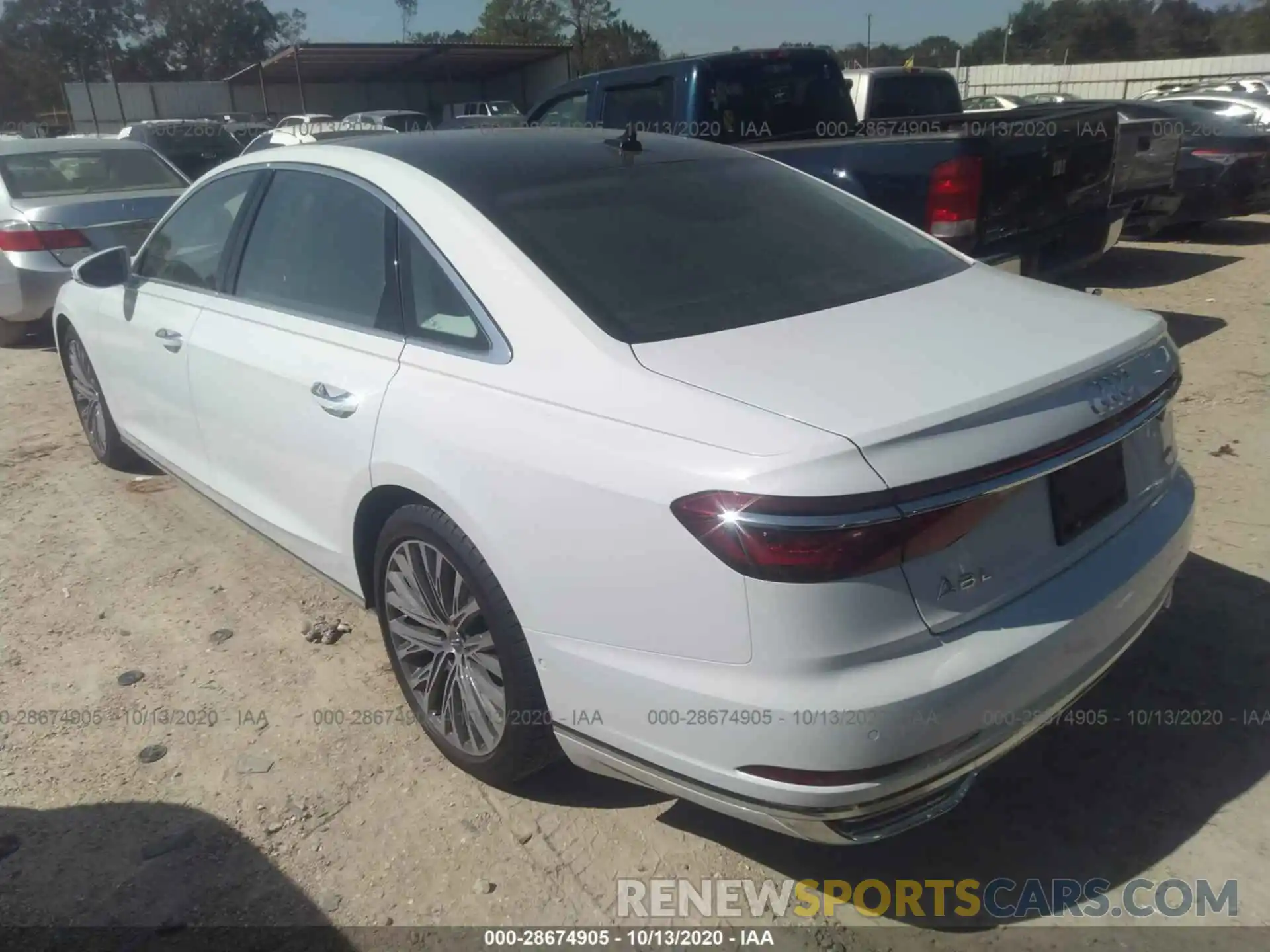 3 Photograph of a damaged car WAU8DAF82KN004189 AUDI A8 2019