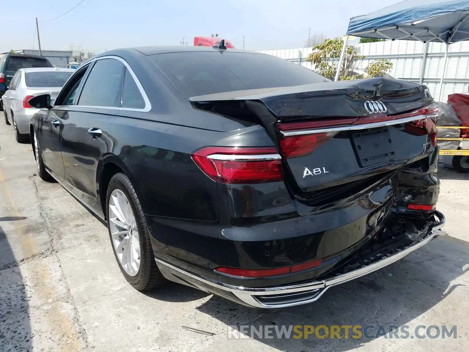 3 Photograph of a damaged car WAU8DAF83KN006517 AUDI A8 2019