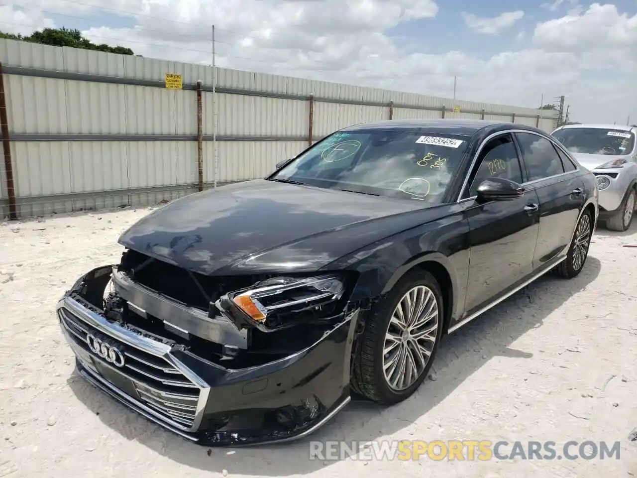 2 Photograph of a damaged car WAU8DAF83KN009305 AUDI A8 2019