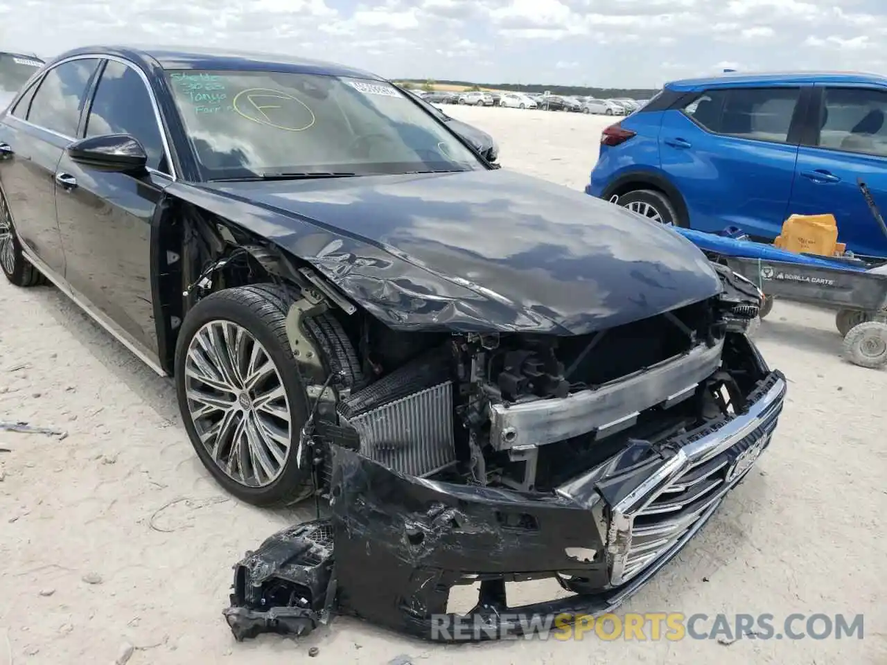 9 Photograph of a damaged car WAU8DAF83KN009305 AUDI A8 2019