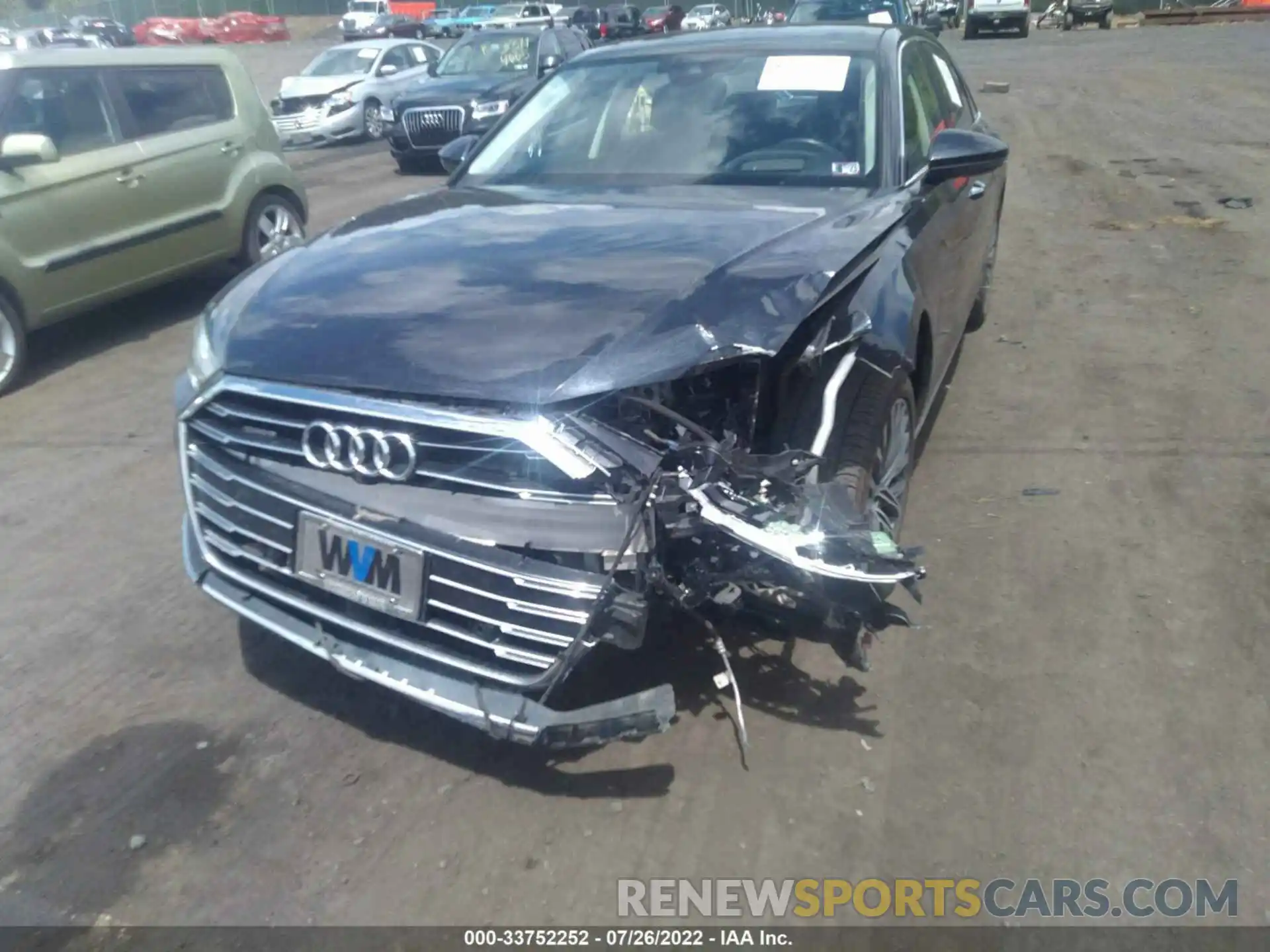 6 Photograph of a damaged car WAU8DAF84KN005991 AUDI A8 2019