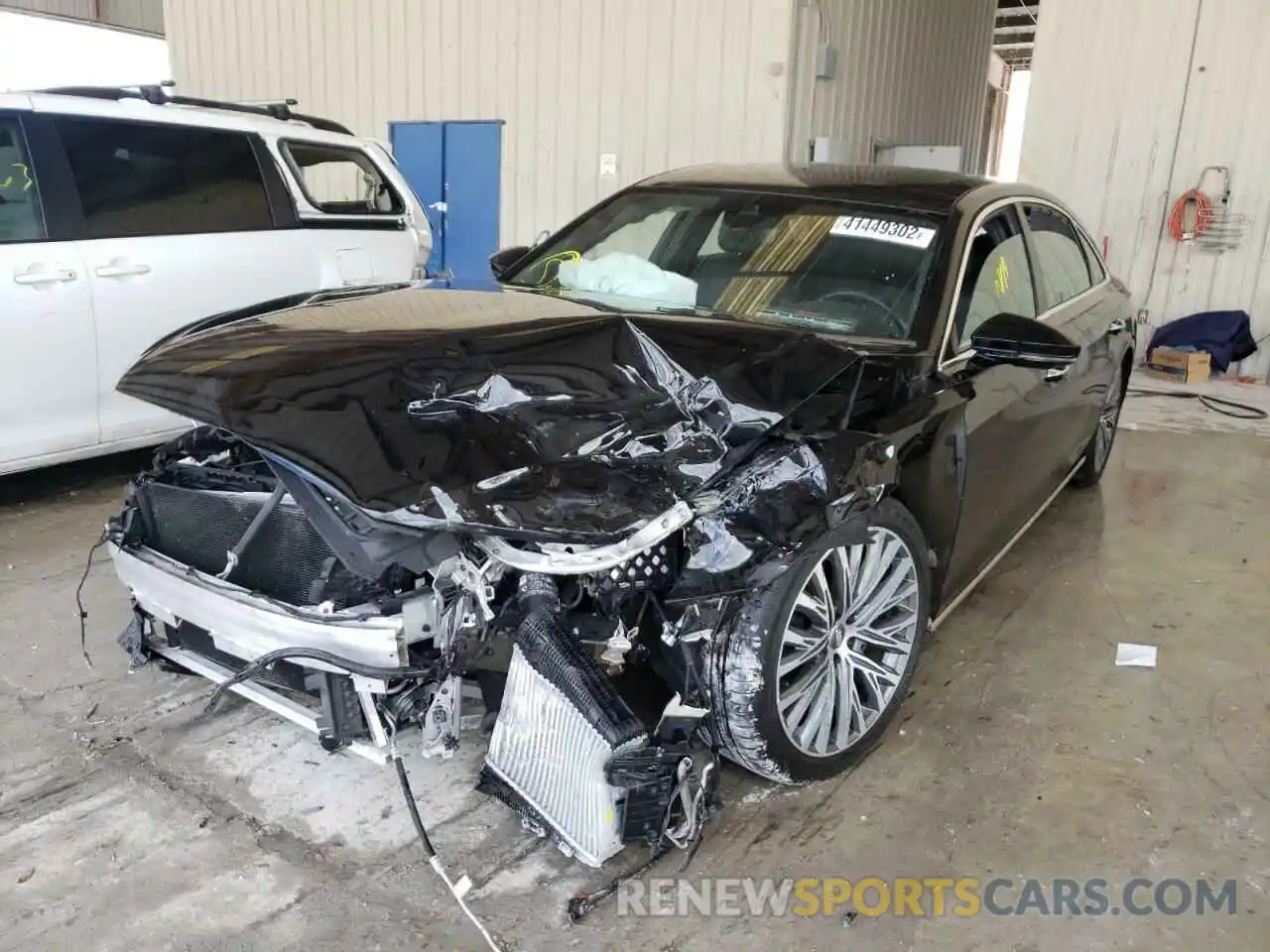 2 Photograph of a damaged car WAU8DAF84KN008079 AUDI A8 2019