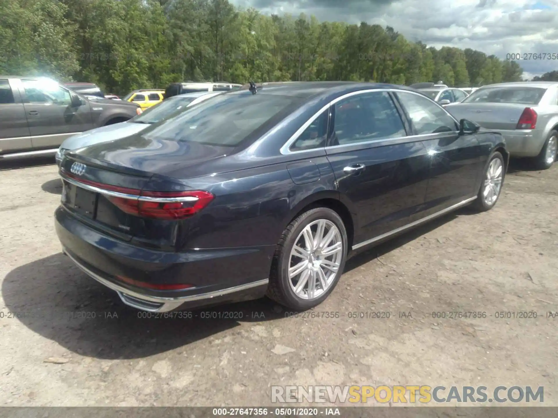 4 Photograph of a damaged car WAU8DAF84KN017199 AUDI A8 2019