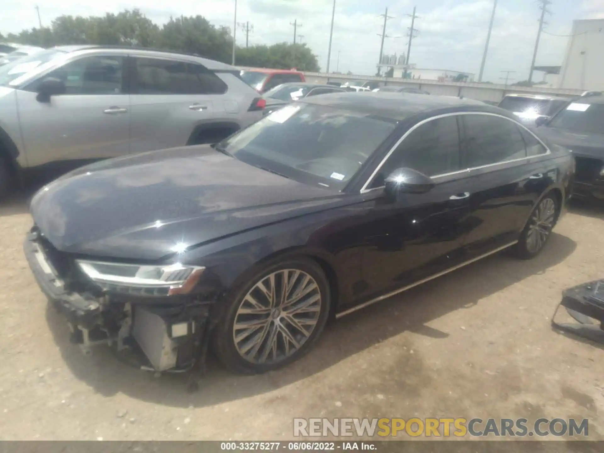 2 Photograph of a damaged car WAU8DAF85KN002081 AUDI A8 2019