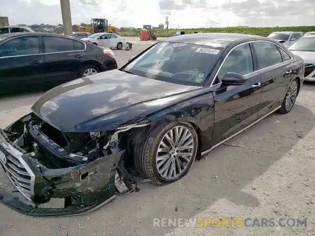 2 Photograph of a damaged car WAU8DAF85KN005109 AUDI A8 2019