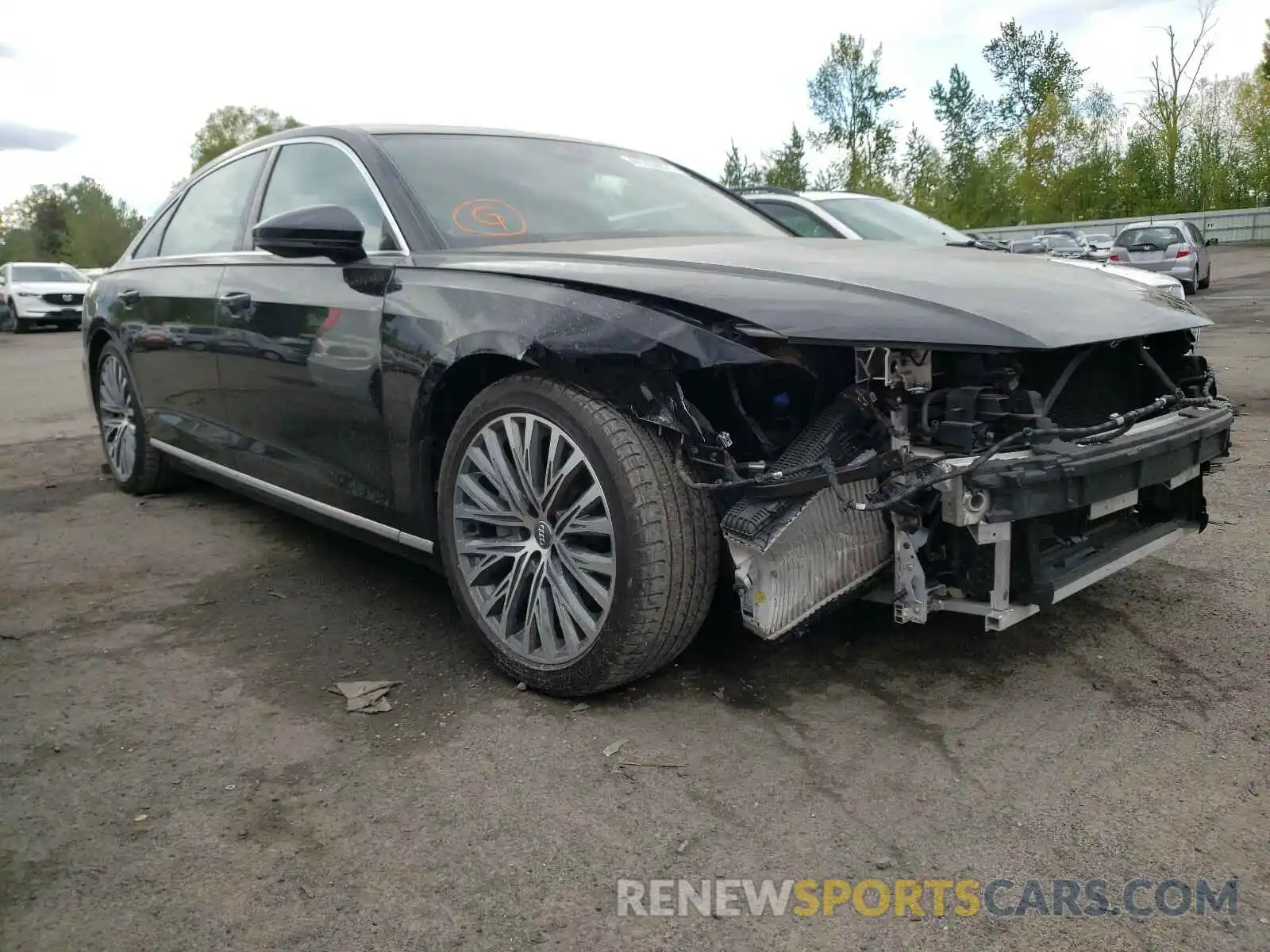 1 Photograph of a damaged car WAU8DAF85KN005126 AUDI A8 2019