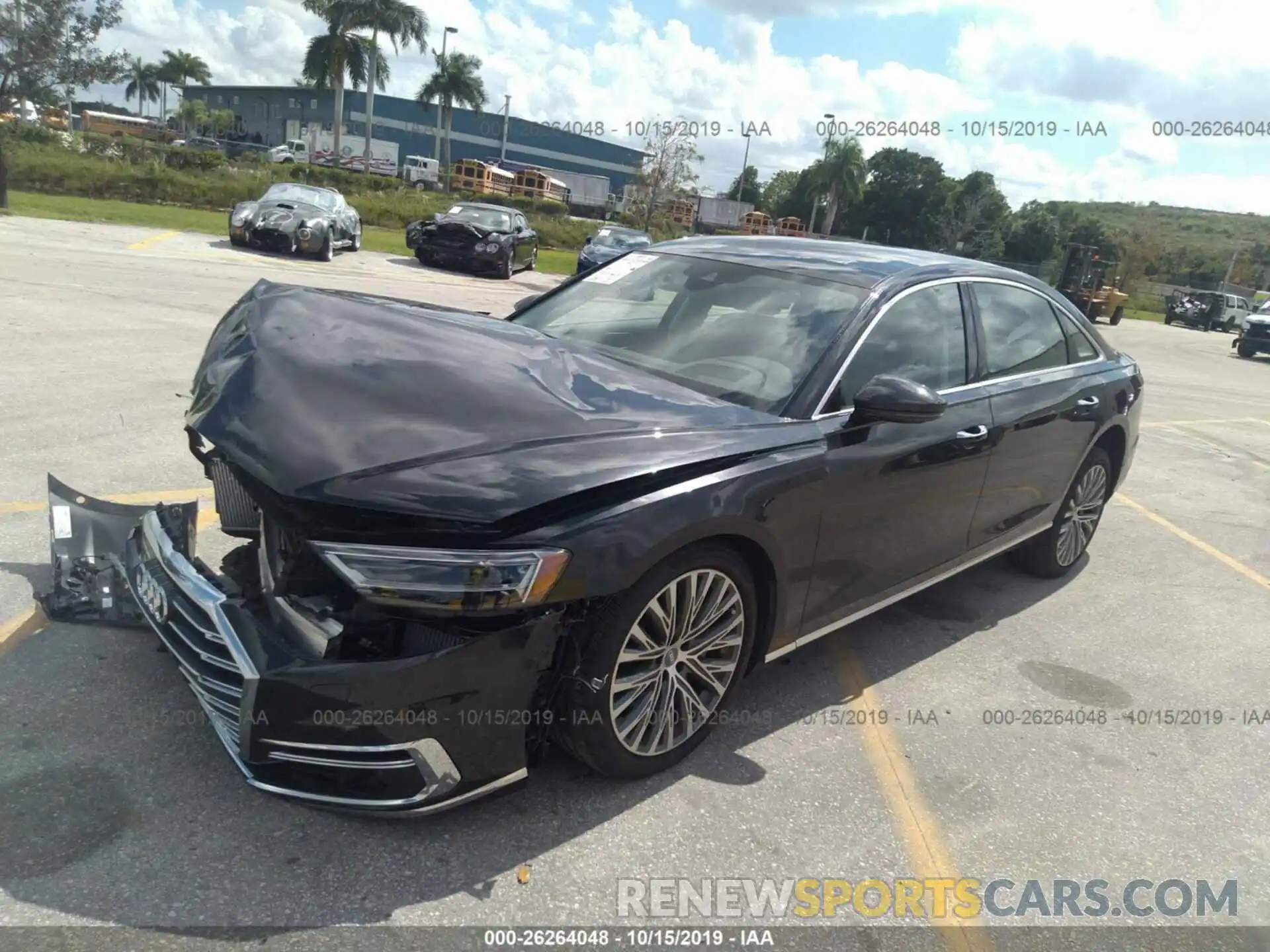 2 Photograph of a damaged car WAU8DAF88KN002849 AUDI A8 2019