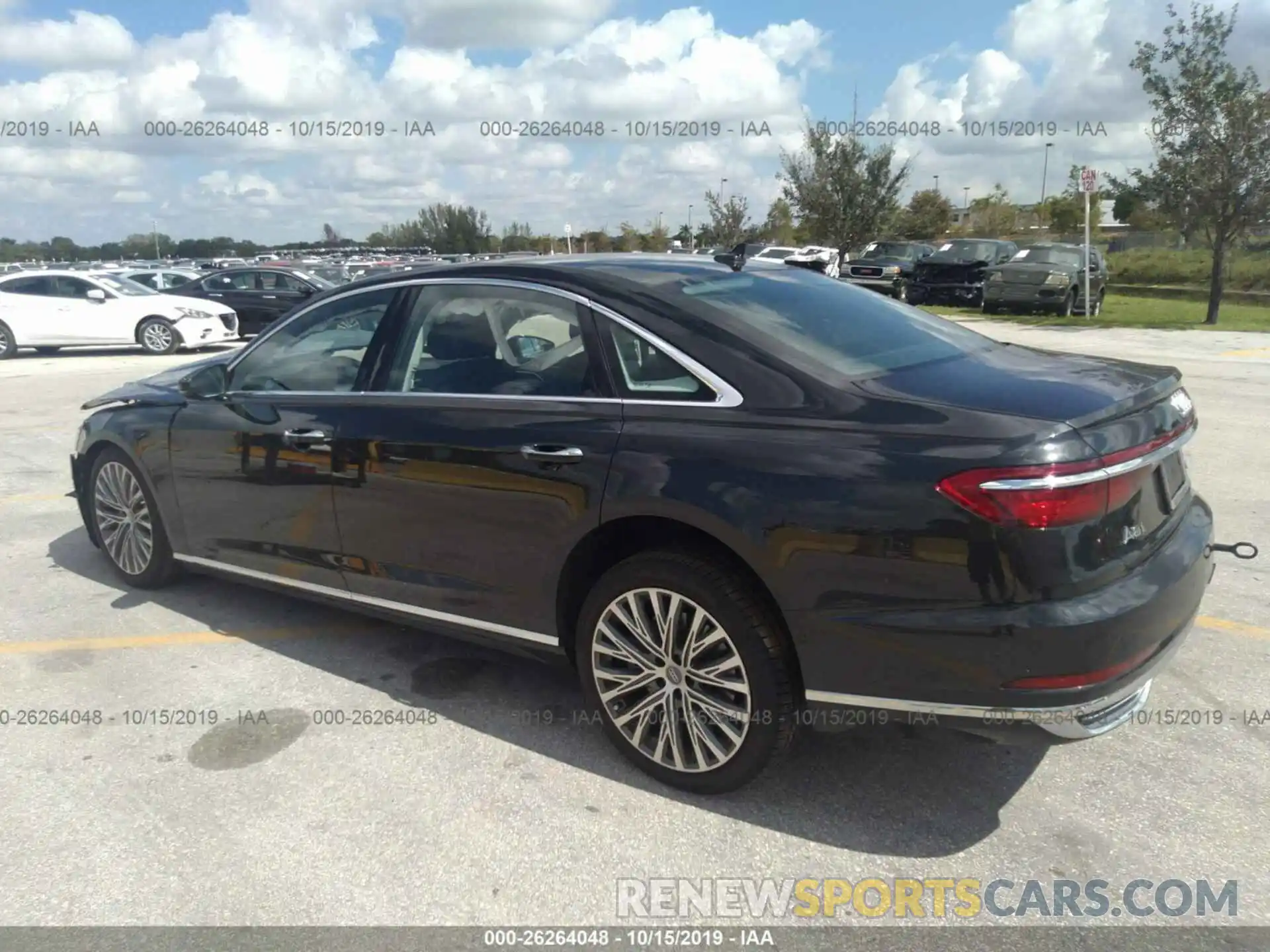 3 Photograph of a damaged car WAU8DAF88KN002849 AUDI A8 2019