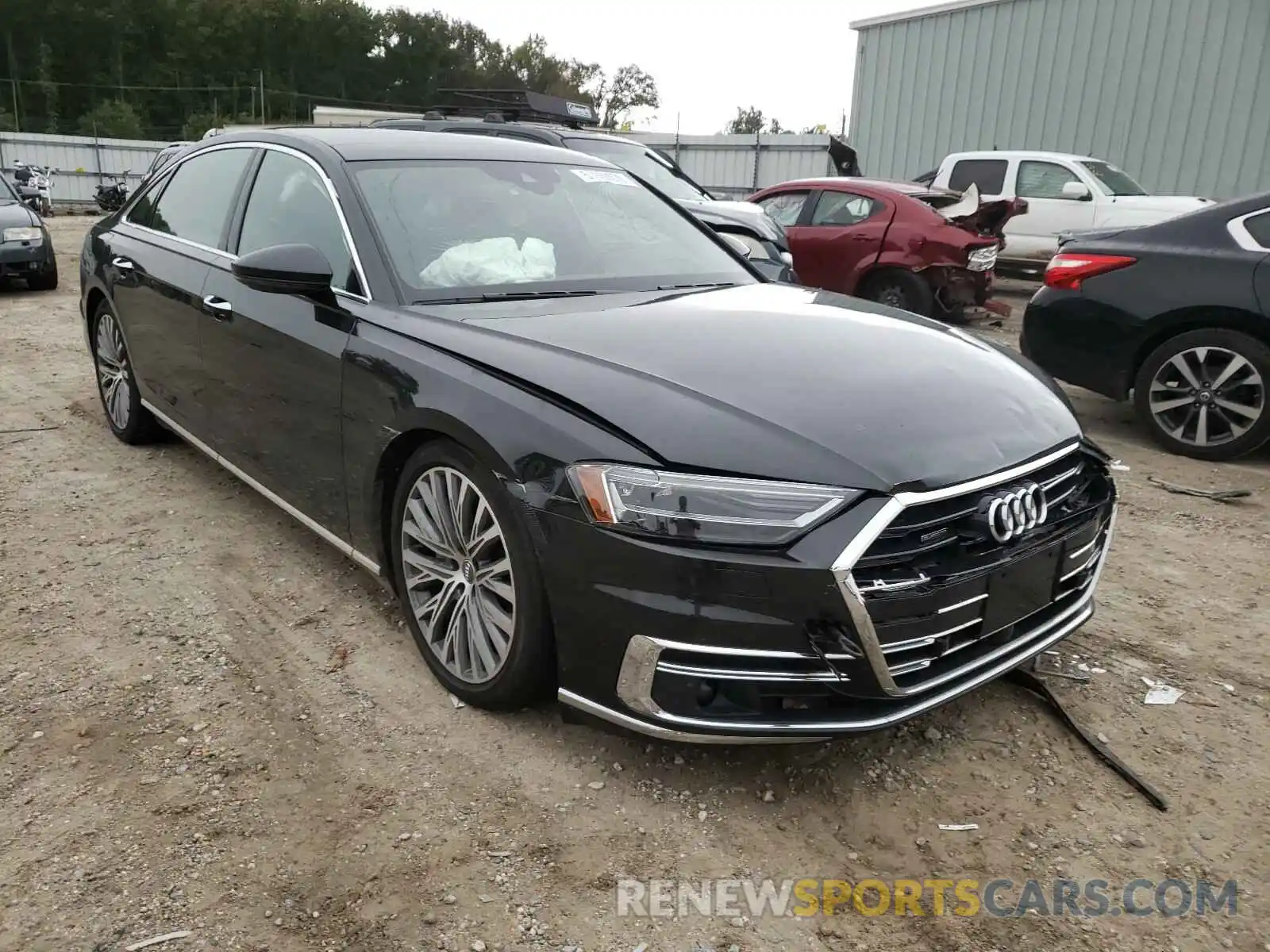 1 Photograph of a damaged car WAU8DAF88KN004780 AUDI A8 2019