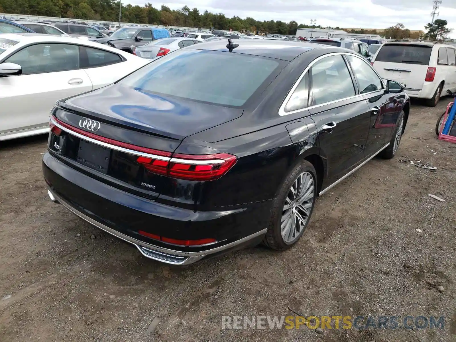 4 Photograph of a damaged car WAU8DAF88KN005640 AUDI A8 2019