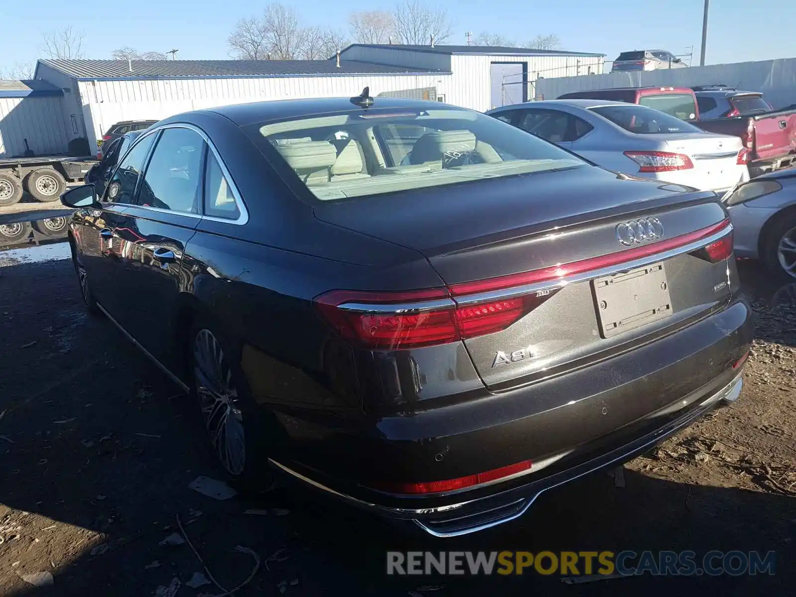 3 Photograph of a damaged car WAU8DAF88KN010529 AUDI A8 2019