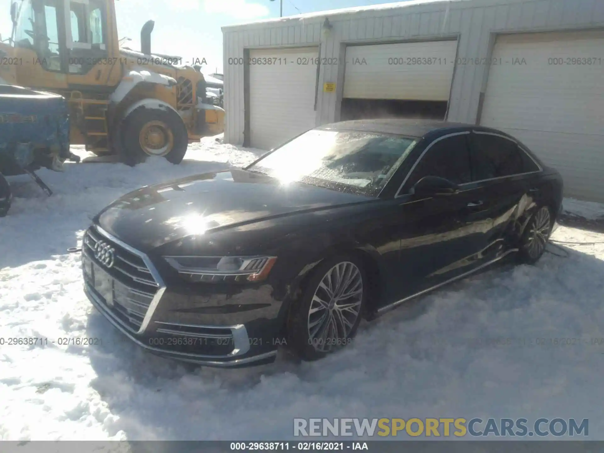 2 Photograph of a damaged car WAU8DAF88KN023037 AUDI A8 2019