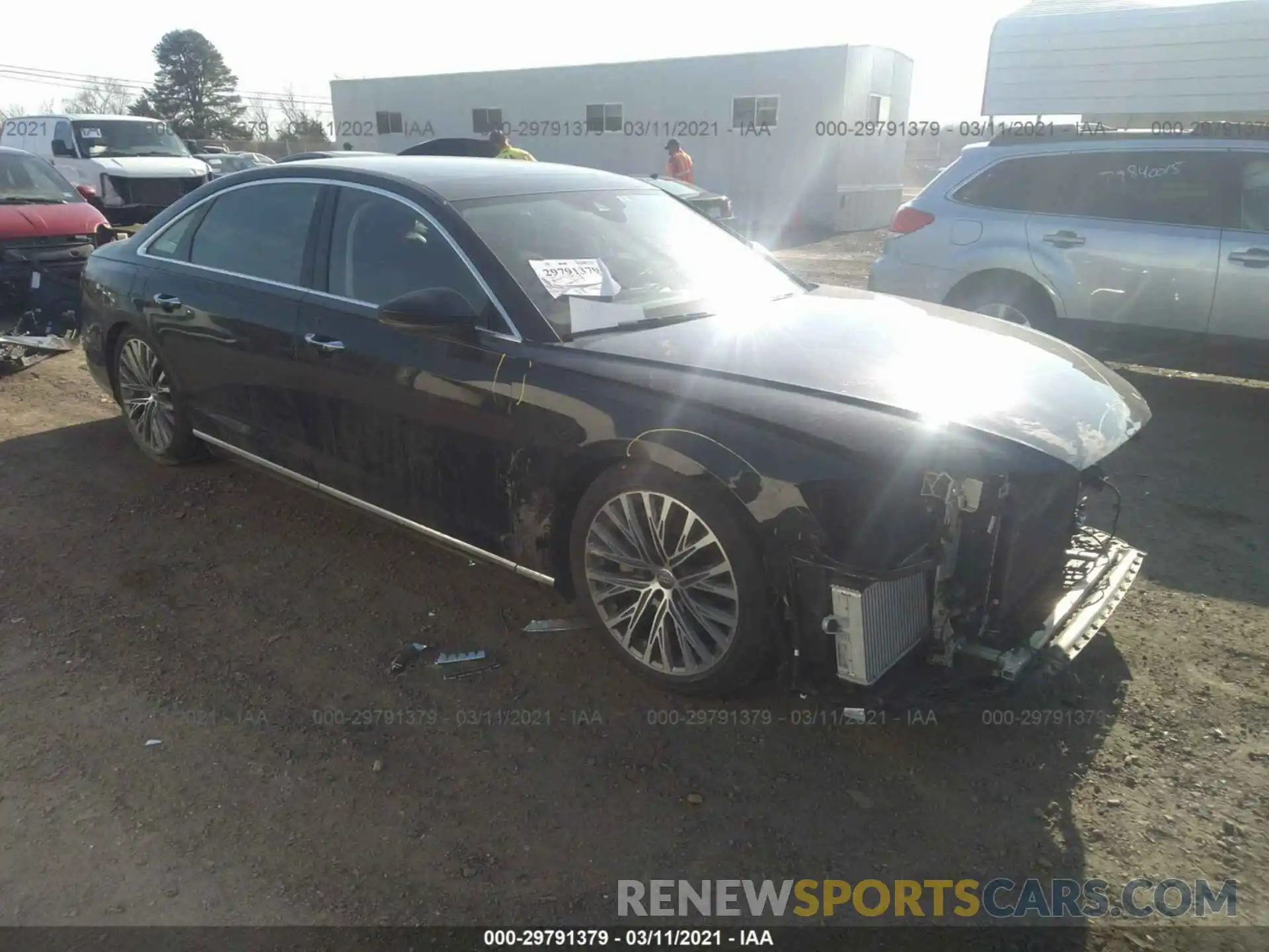 1 Photograph of a damaged car WAU8DAF89KN011107 AUDI A8 2019