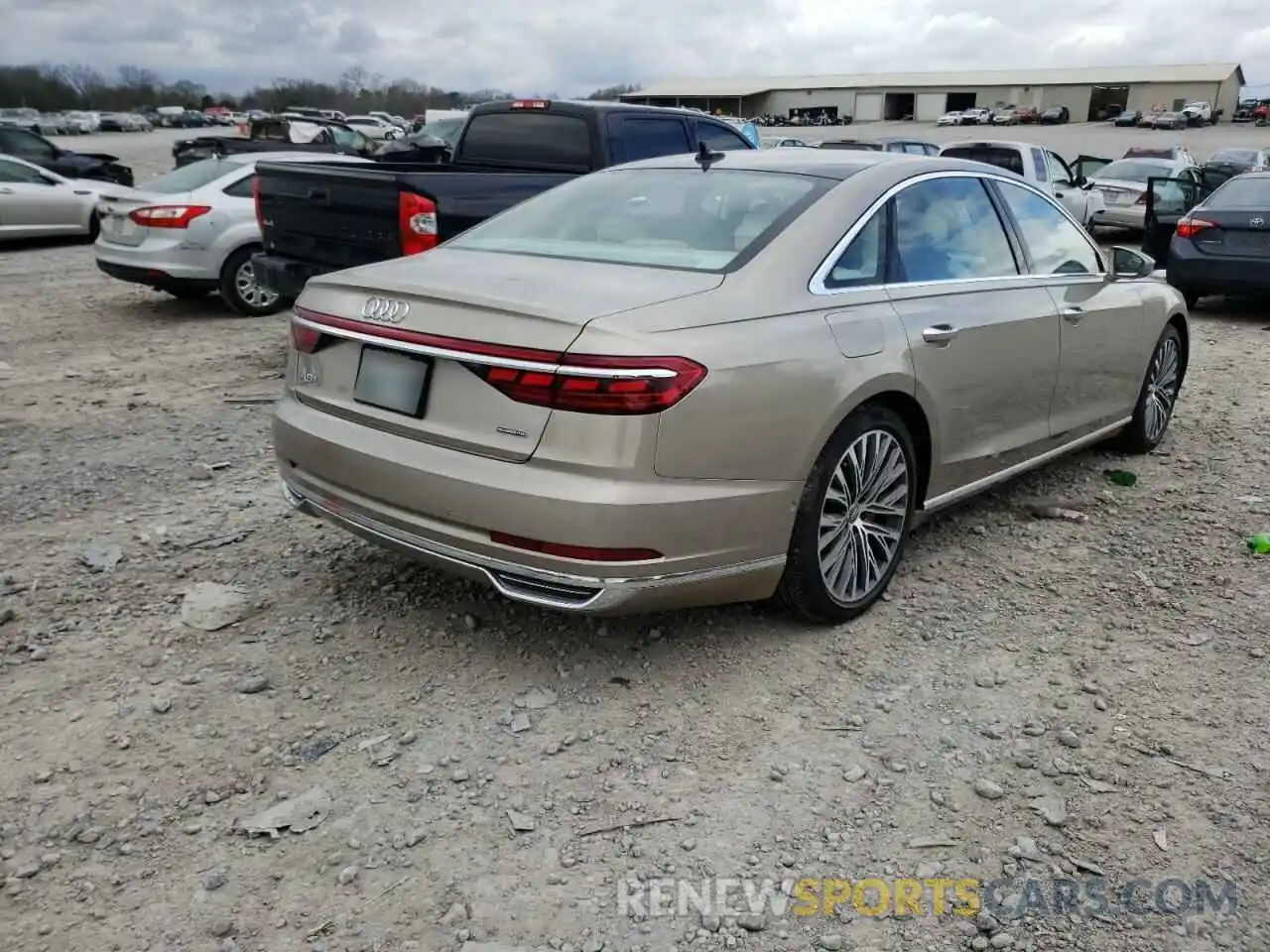 4 Photograph of a damaged car WAU8DAF89KN018025 AUDI A8 2019