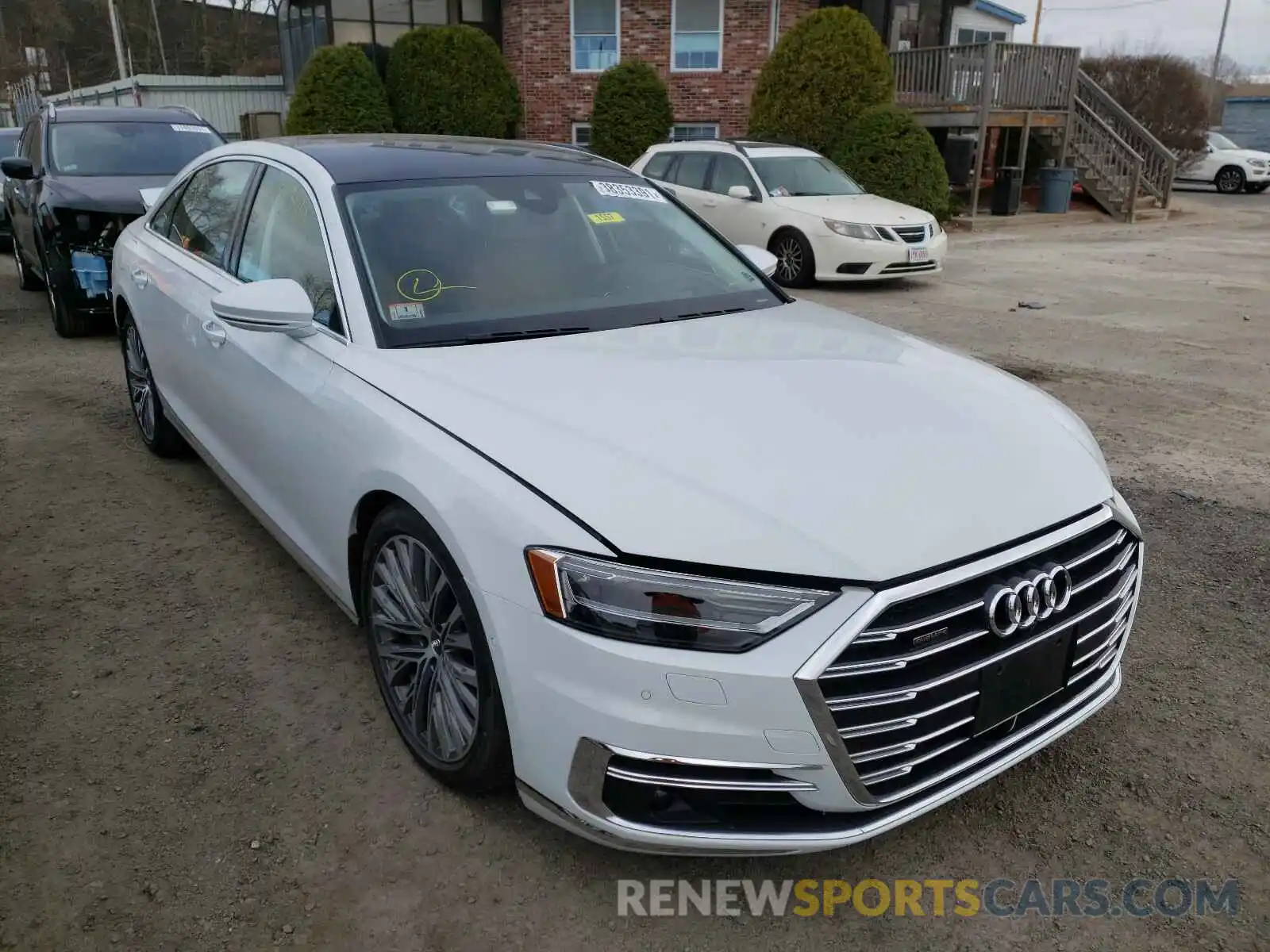 1 Photograph of a damaged car WAU8DAF8XKN008782 AUDI A8 2019