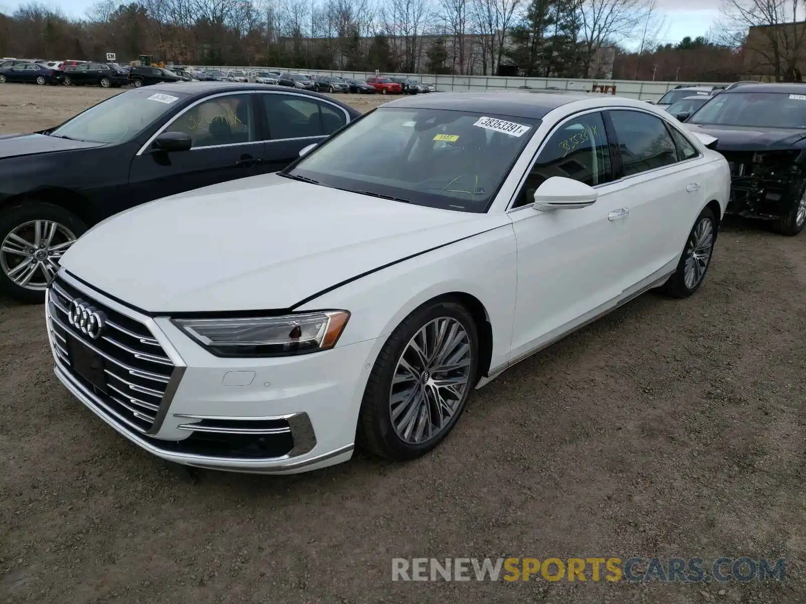 2 Photograph of a damaged car WAU8DAF8XKN008782 AUDI A8 2019