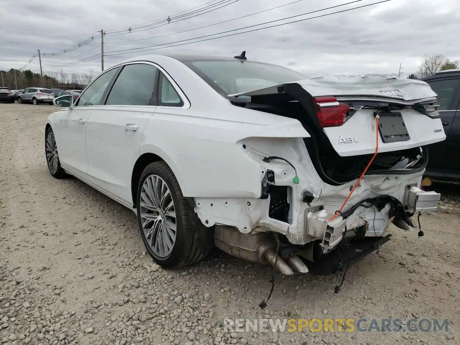 3 Photograph of a damaged car WAU8DAF8XKN008782 AUDI A8 2019