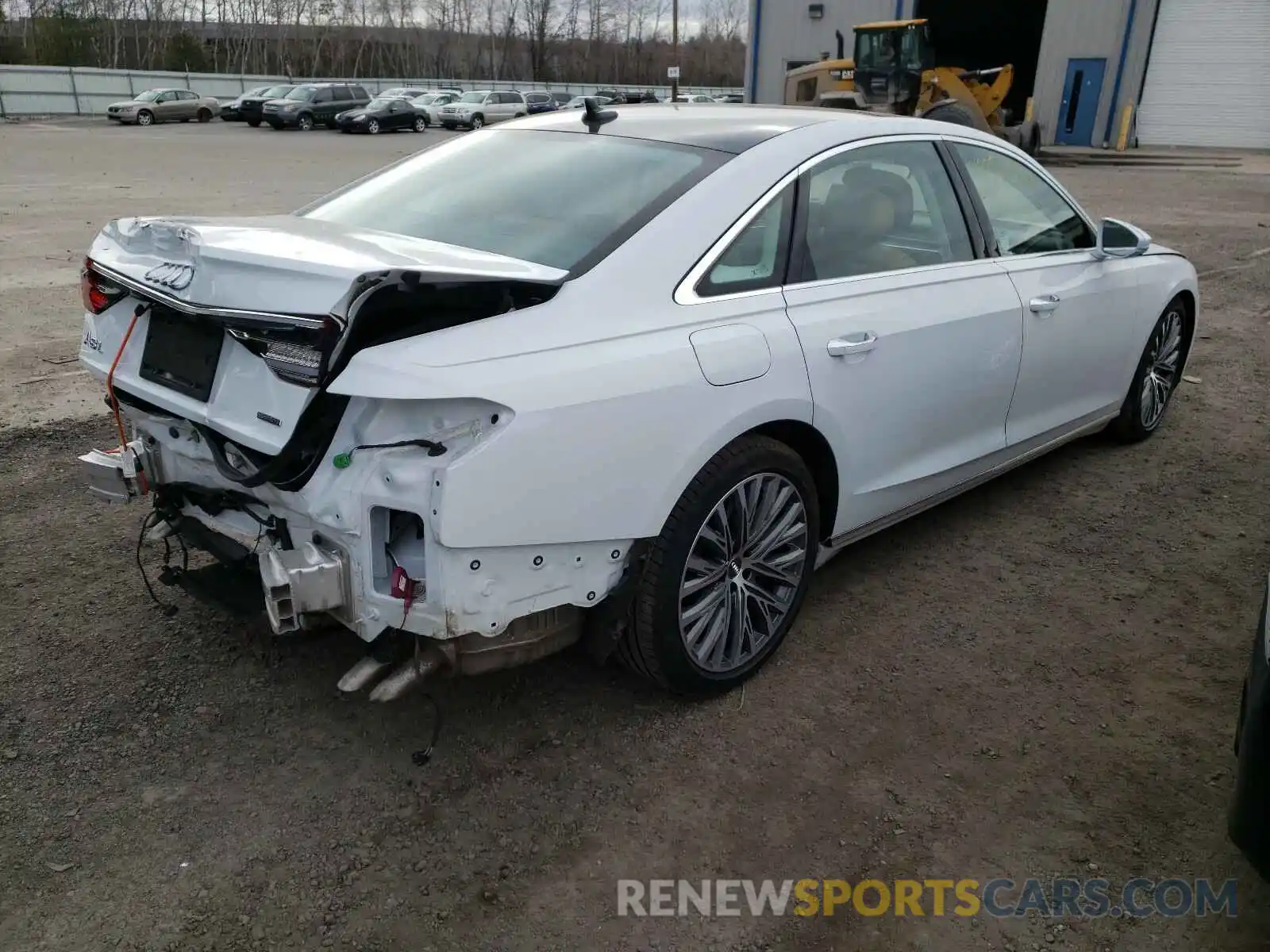 4 Фотография поврежденного автомобиля WAU8DAF8XKN008782 AUDI A8 2019