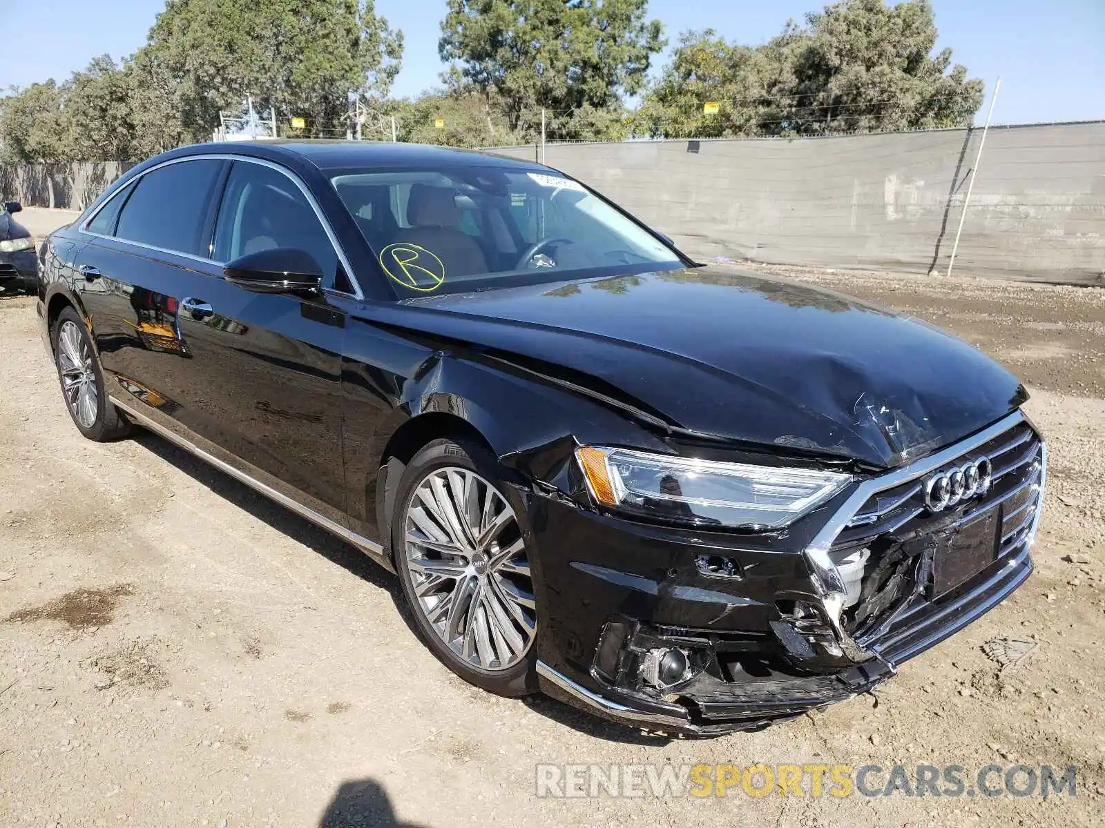 1 Photograph of a damaged car WAU8DAF8XKN011830 AUDI A8 2019