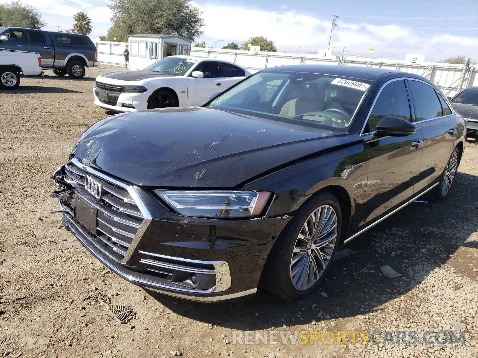 2 Photograph of a damaged car WAU8DAF8XKN011830 AUDI A8 2019