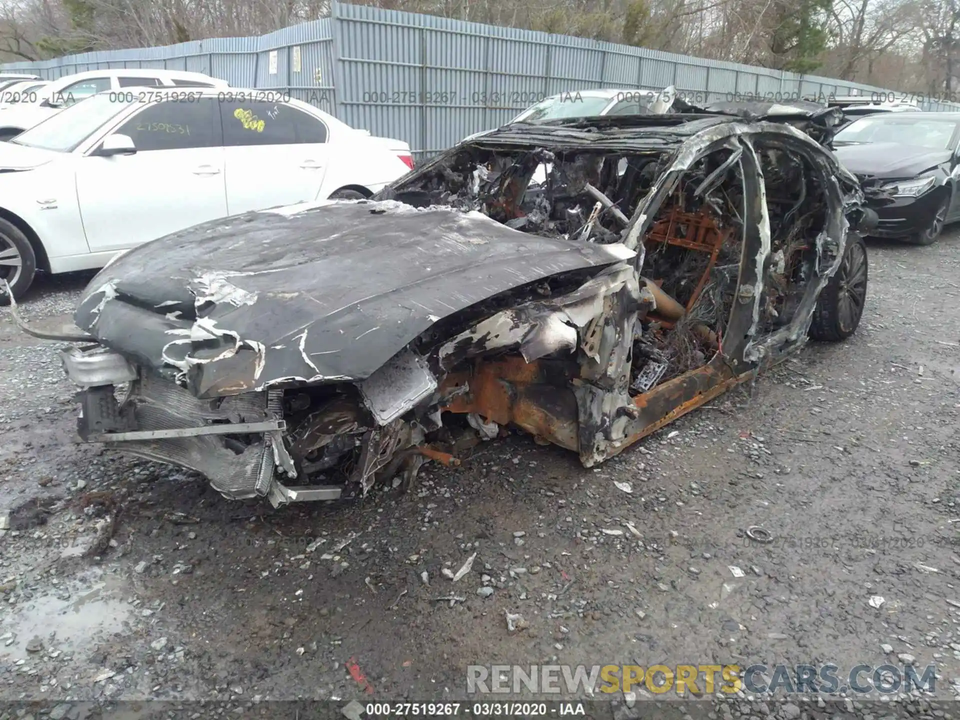 2 Photograph of a damaged car WAU8DBF80KN005055 AUDI A8 2019