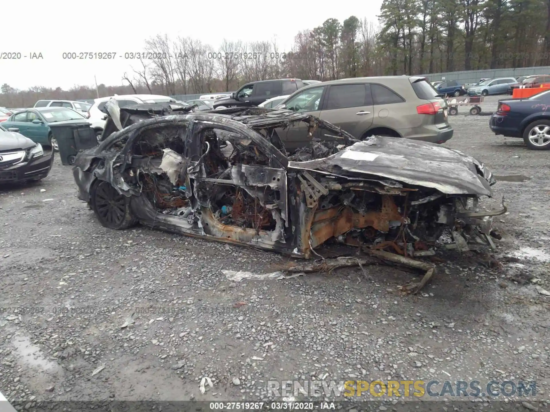 6 Photograph of a damaged car WAU8DBF80KN005055 AUDI A8 2019