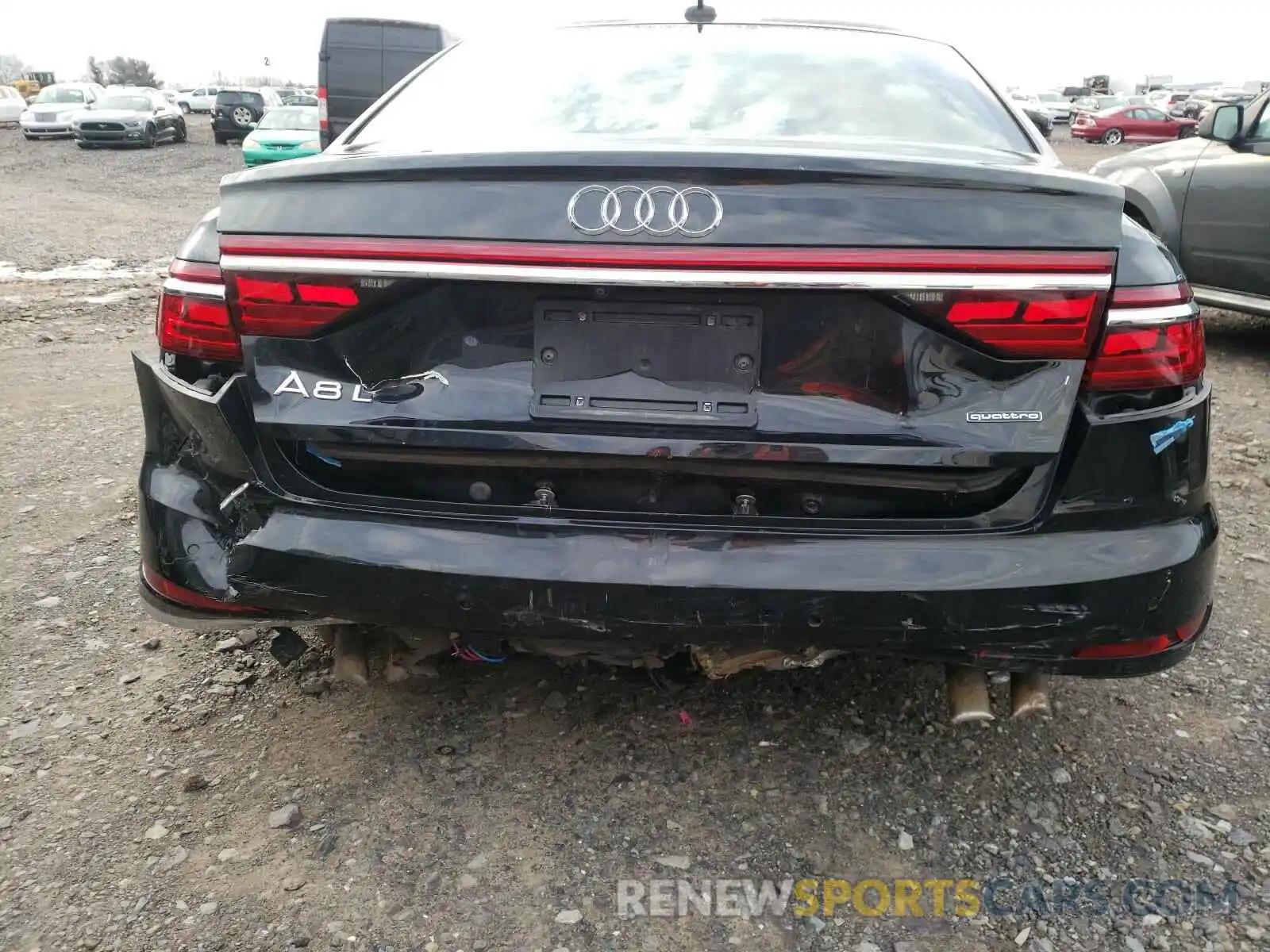 9 Photograph of a damaged car WAU8DBF85KN002216 AUDI A8 2019