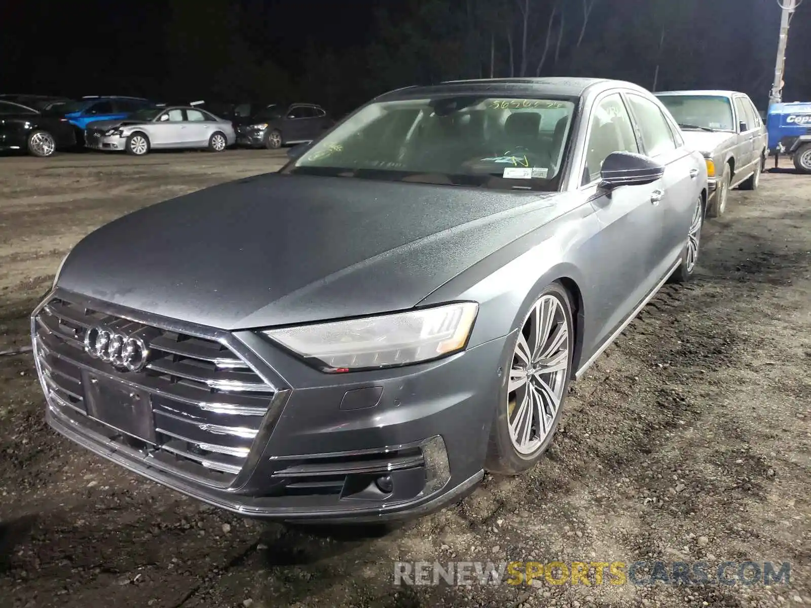 2 Photograph of a damaged car WAU8EAF84KN024036 AUDI A8 2019