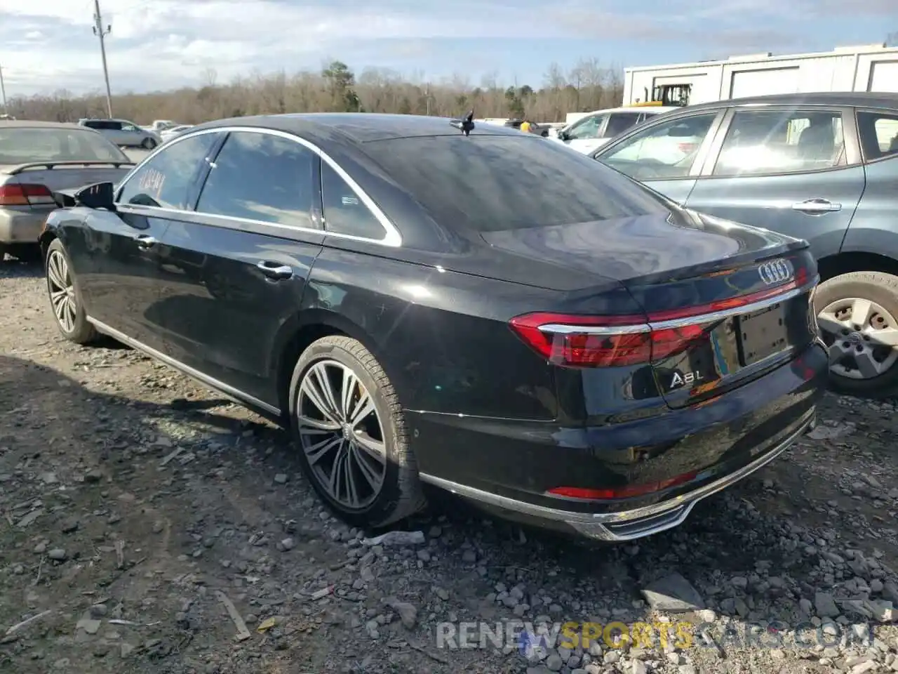 3 Photograph of a damaged car WAU8EAF87KN024046 AUDI A8 2019