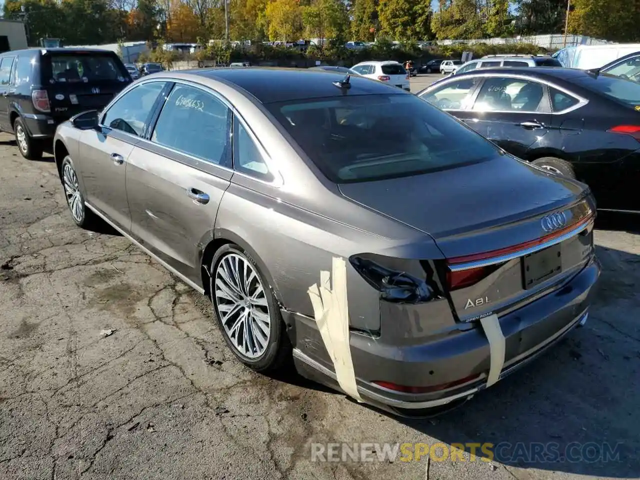 3 Photograph of a damaged car WAU8DAF84LN003918 AUDI A8 2020