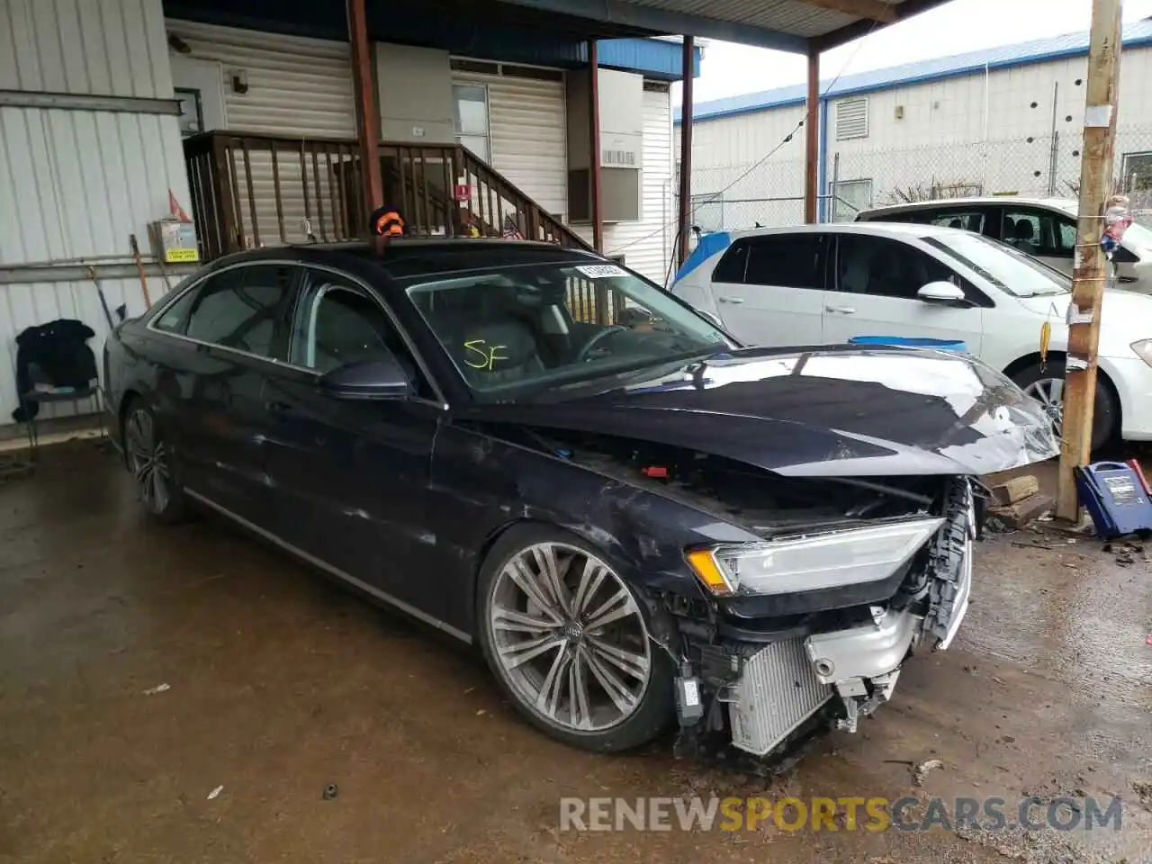 1 Photograph of a damaged car WAU8DAF89LN013618 AUDI A8 2020