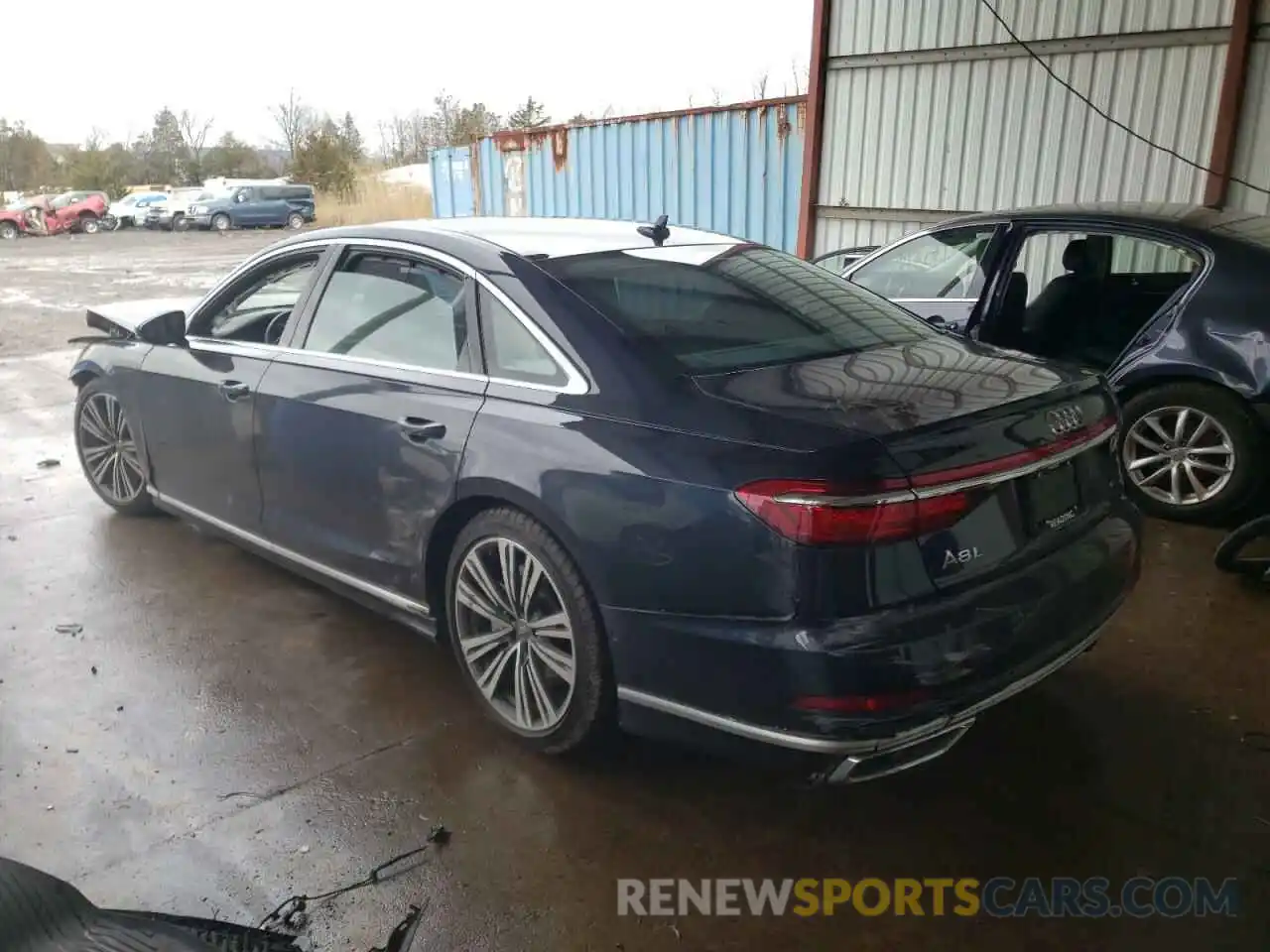 3 Фотография поврежденного автомобиля WAU8DAF89LN013618 AUDI A8 2020