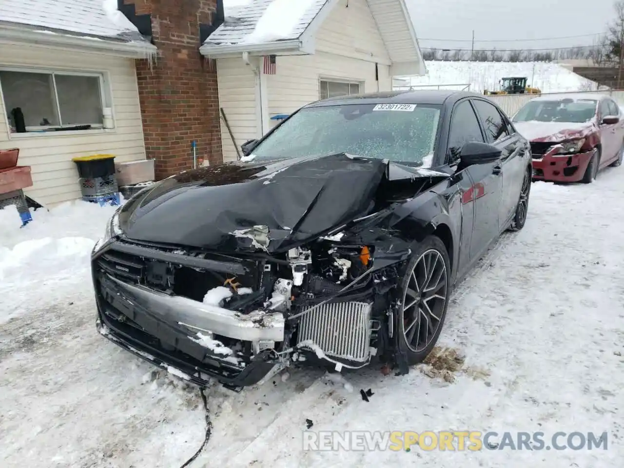 9 Photograph of a damaged car WAU8EAF84LN004368 AUDI A8 2020