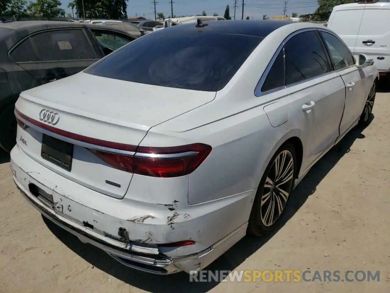 4 Photograph of a damaged car WAU8EAF88LN004292 AUDI A8 2020