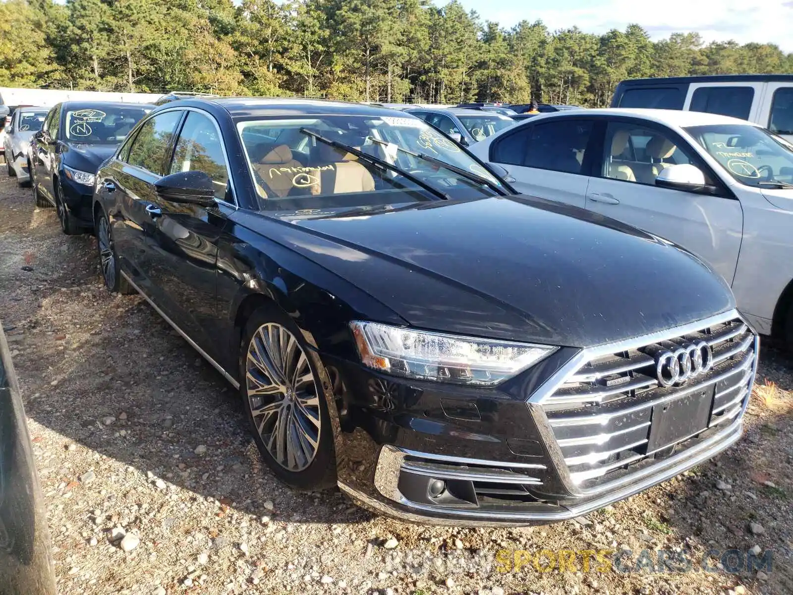 1 Photograph of a damaged car WAU8EBF80LN014725 AUDI A8 2020