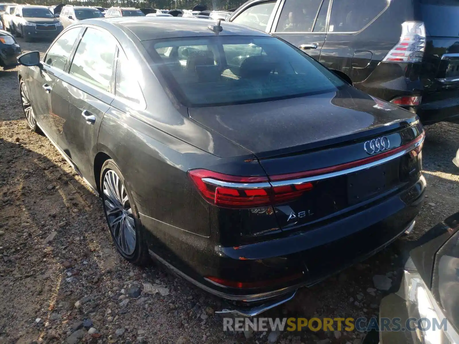 3 Photograph of a damaged car WAU8EBF80LN014725 AUDI A8 2020