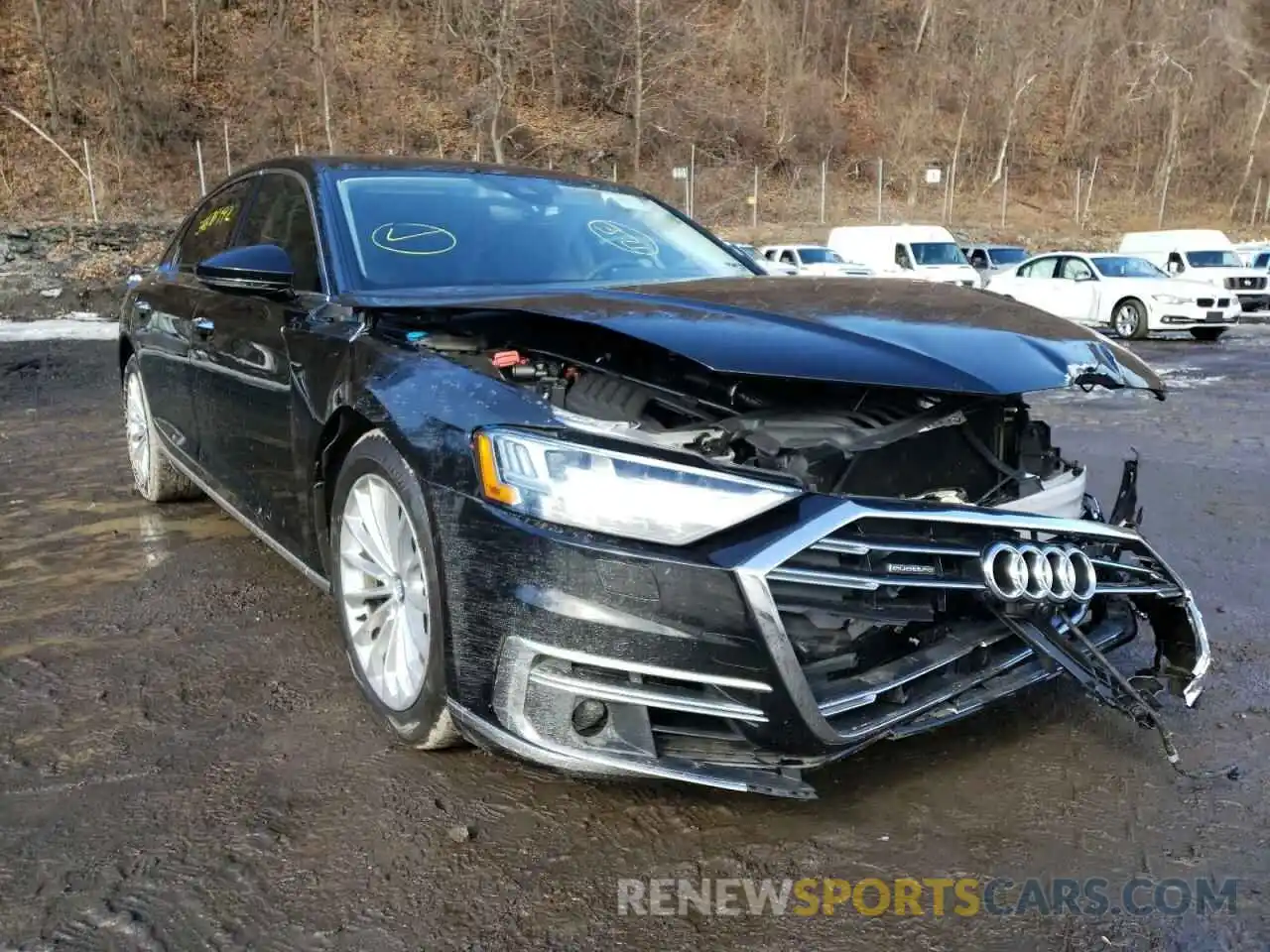 1 Photograph of a damaged car WAU8EBF85LN004840 AUDI A8 2020