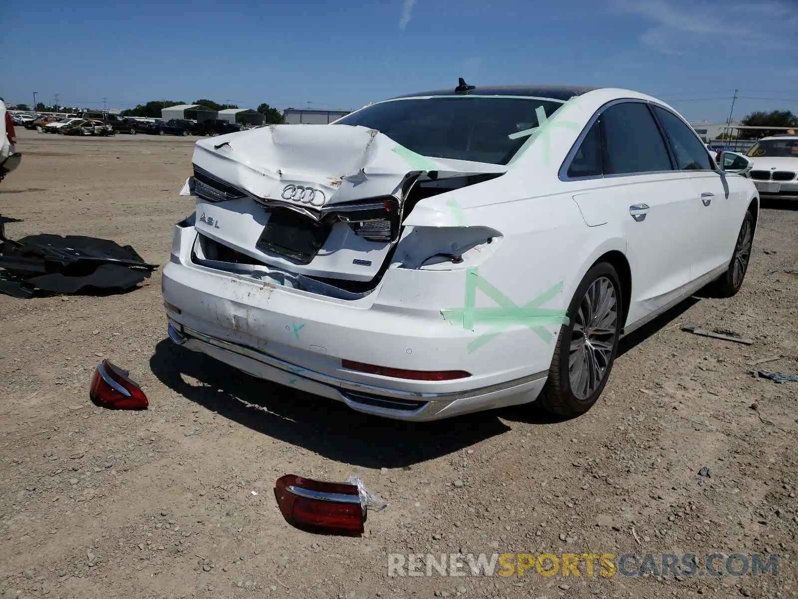 4 Photograph of a damaged car WAU8HAF81LN009275 AUDI A8 2020