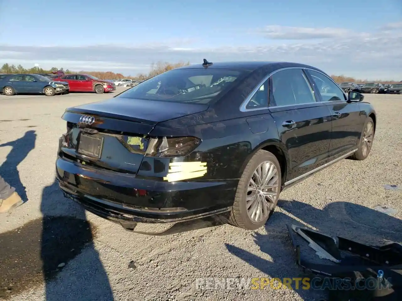 4 Photograph of a damaged car WAU8HAF84LN008945 AUDI A8 2020