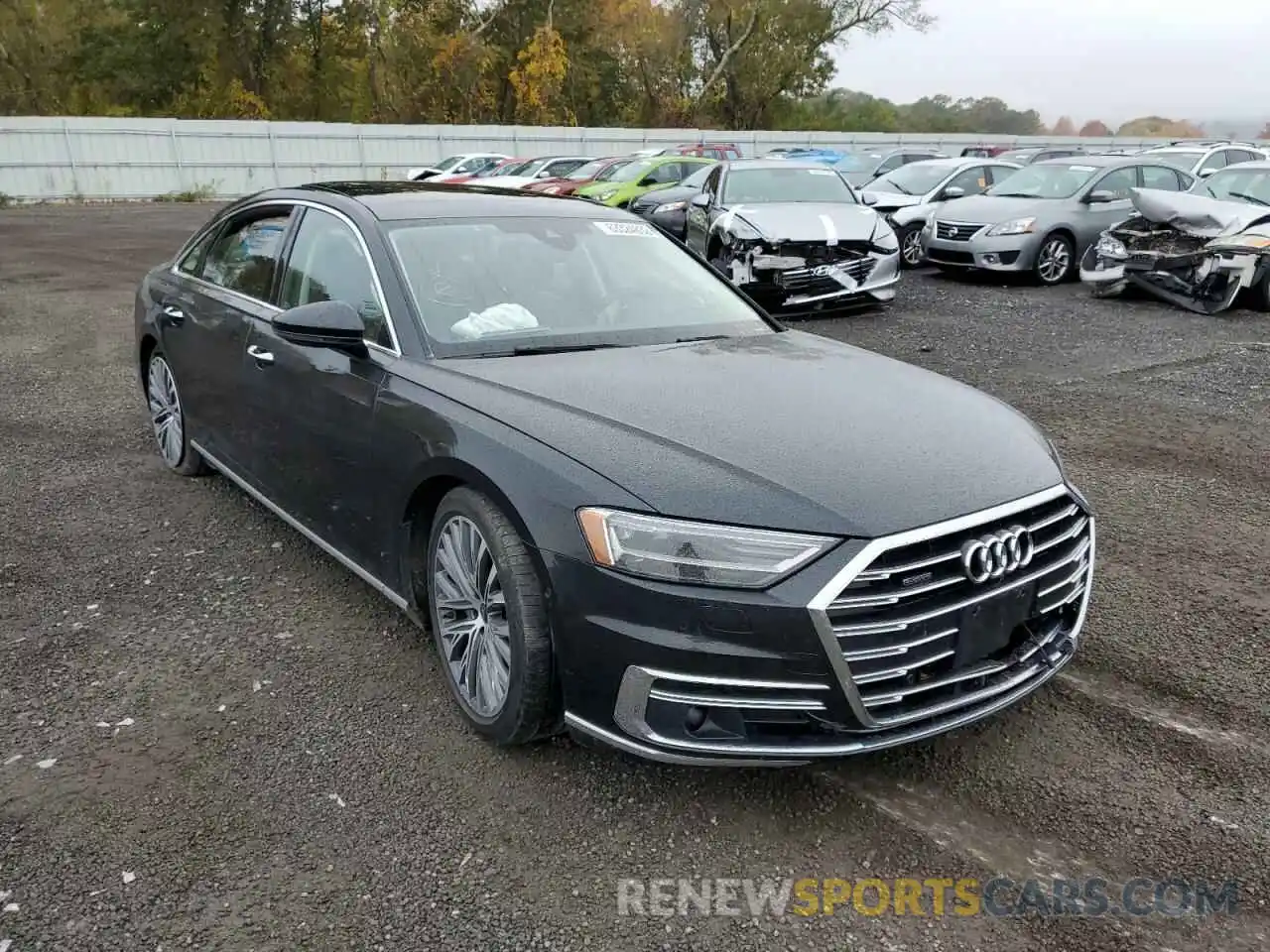 1 Photograph of a damaged car WAU8DAF81MN014800 AUDI A8 2021