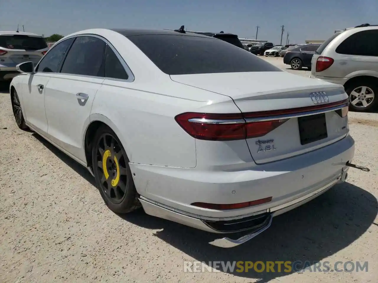 3 Photograph of a damaged car WAU8DAF81MN023819 AUDI A8 2021