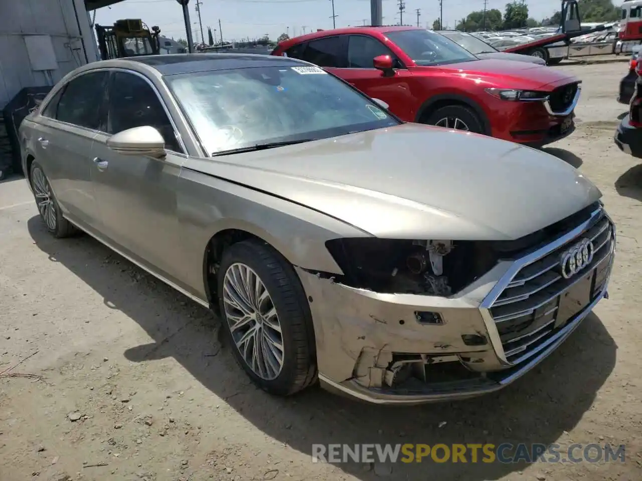 1 Photograph of a damaged car WAU8DAF82MN008472 AUDI A8 2021