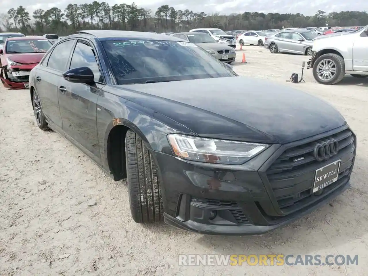 1 Photograph of a damaged car WAU8EAF87MN030285 AUDI A8 2021