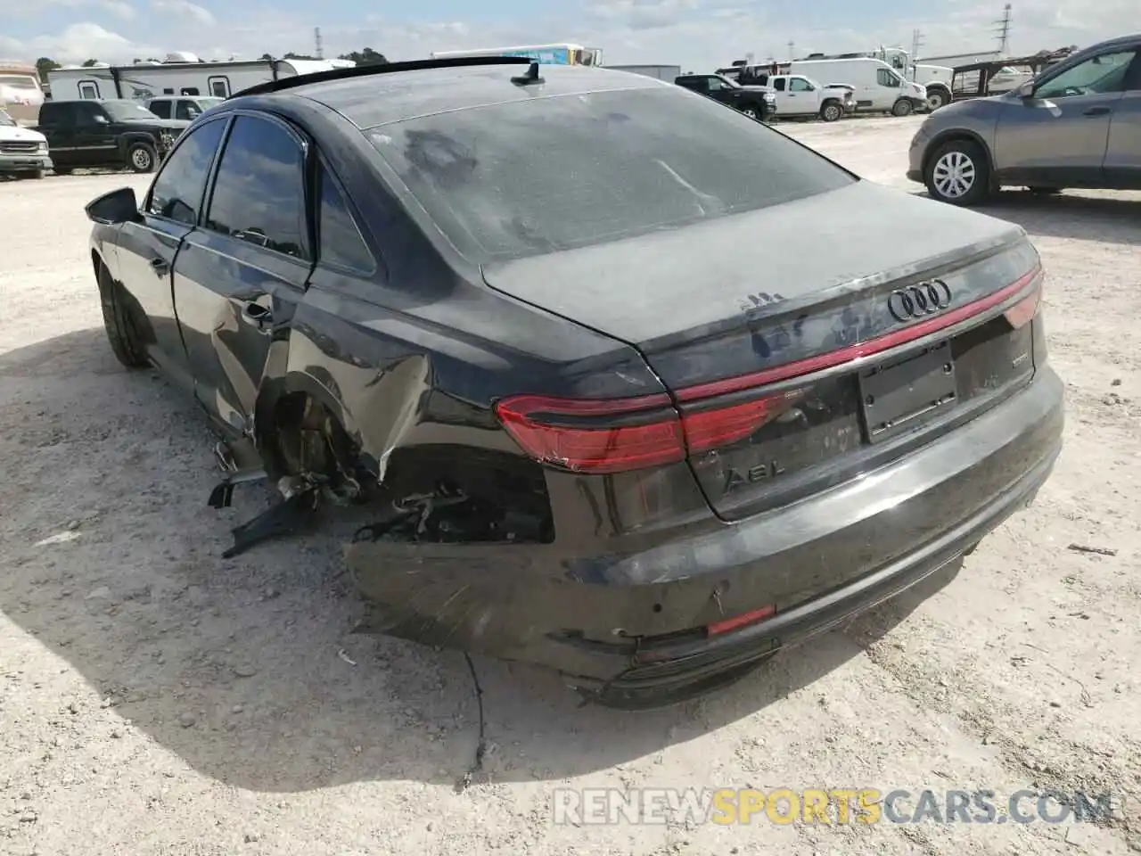 3 Photograph of a damaged car WAU8EAF87MN030285 AUDI A8 2021