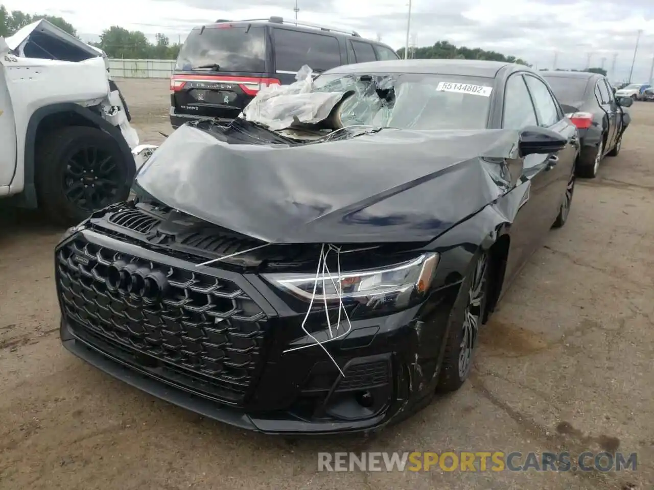 2 Photograph of a damaged car WAULDAF83NN006371 AUDI A8 2022