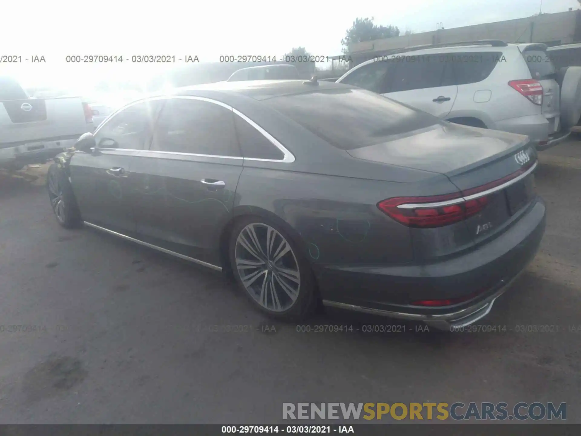 3 Photograph of a damaged car WAU8EAF83KN024254 AUDI A8 L 2019