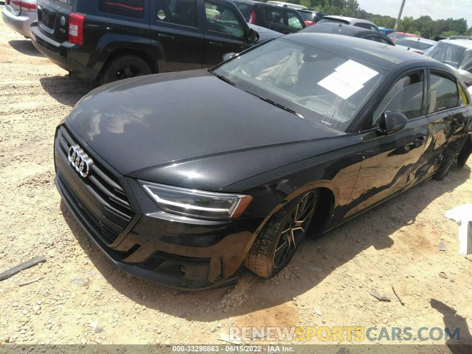 2 Photograph of a damaged car WAU8EAF80LN009907 AUDI A8 L 2020