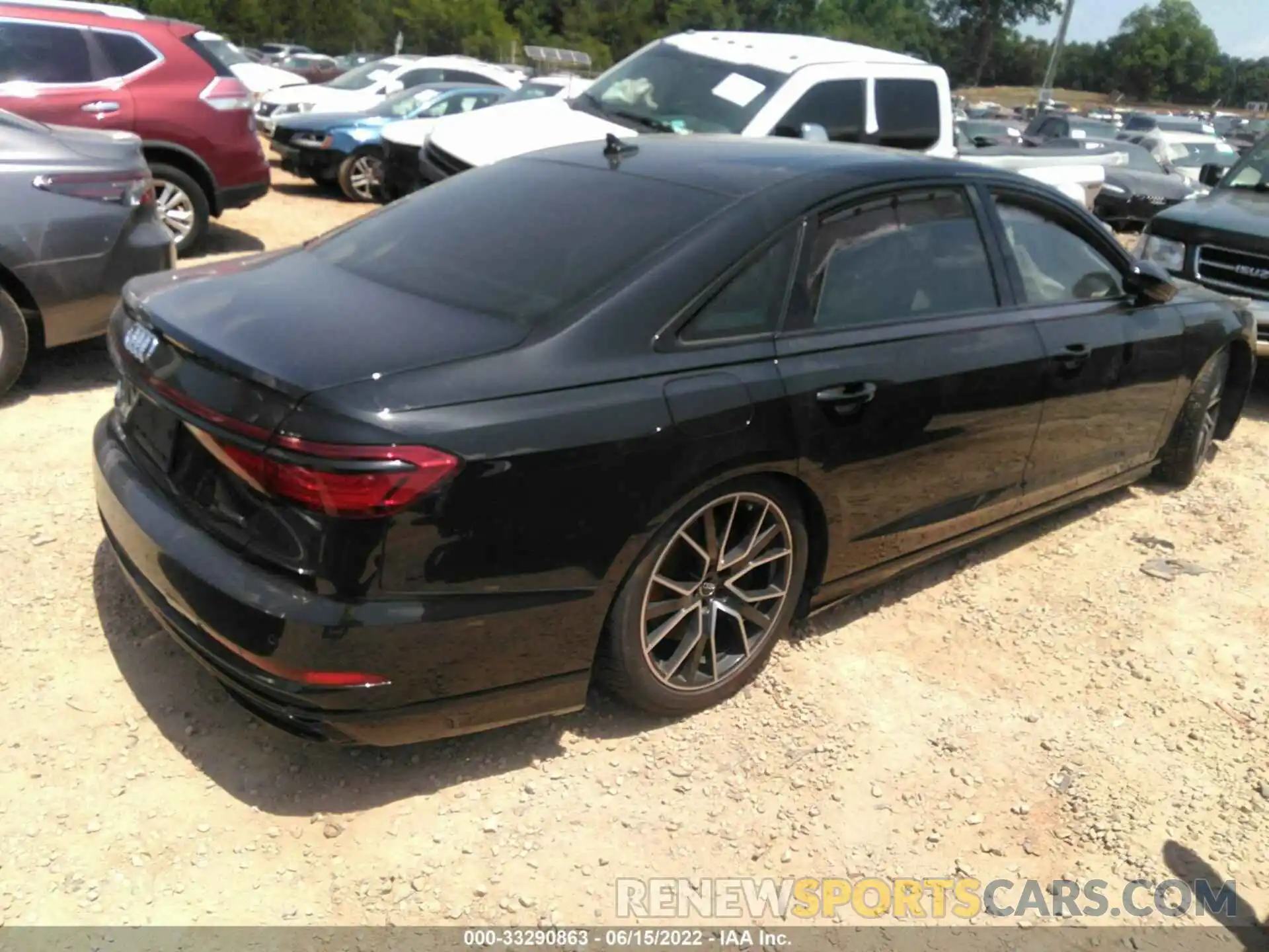 4 Photograph of a damaged car WAU8EAF80LN009907 AUDI A8 L 2020