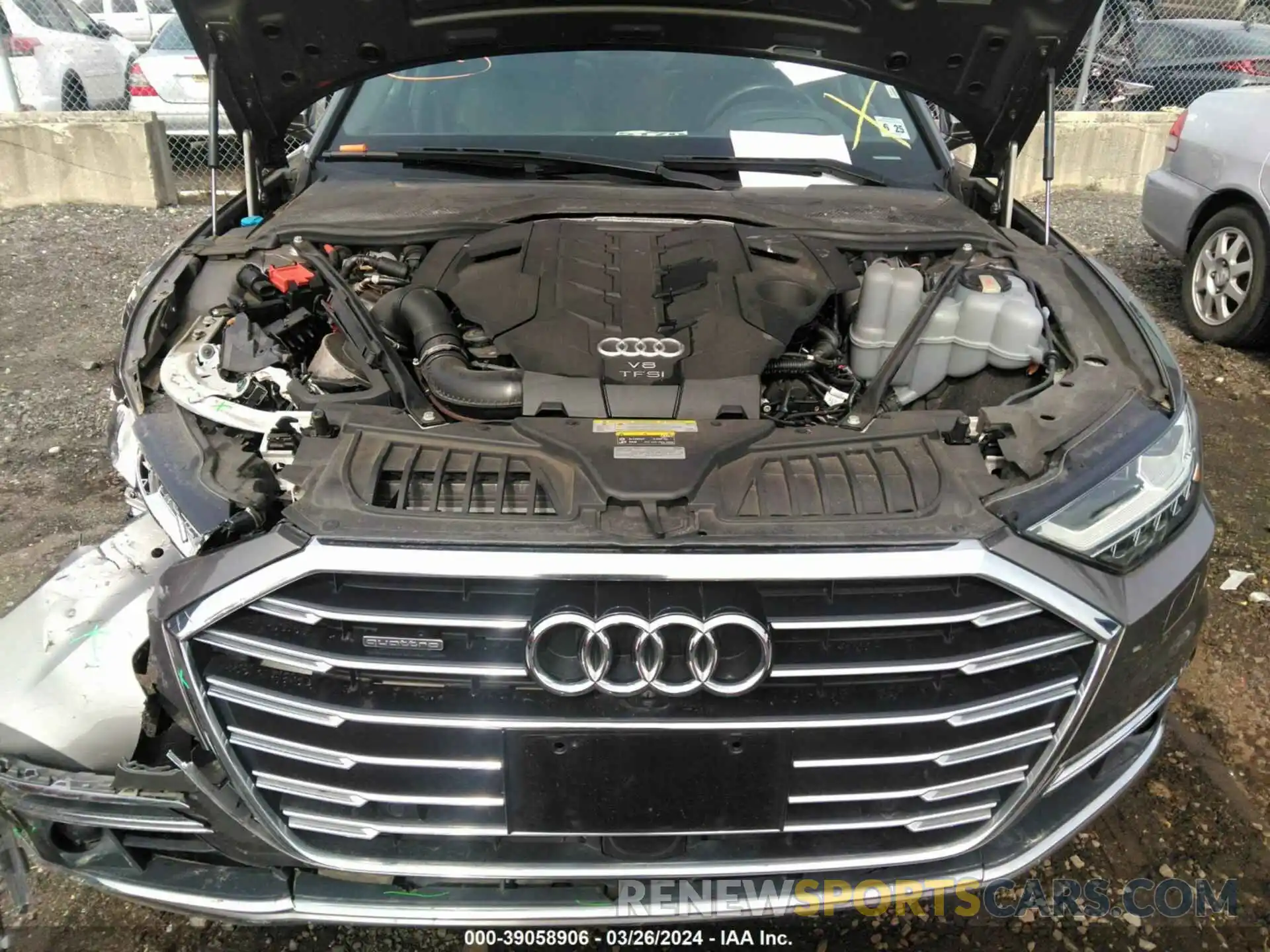 10 Фотография поврежденного автомобиля WAU8EAF88LN004759 AUDI A8 L 2020